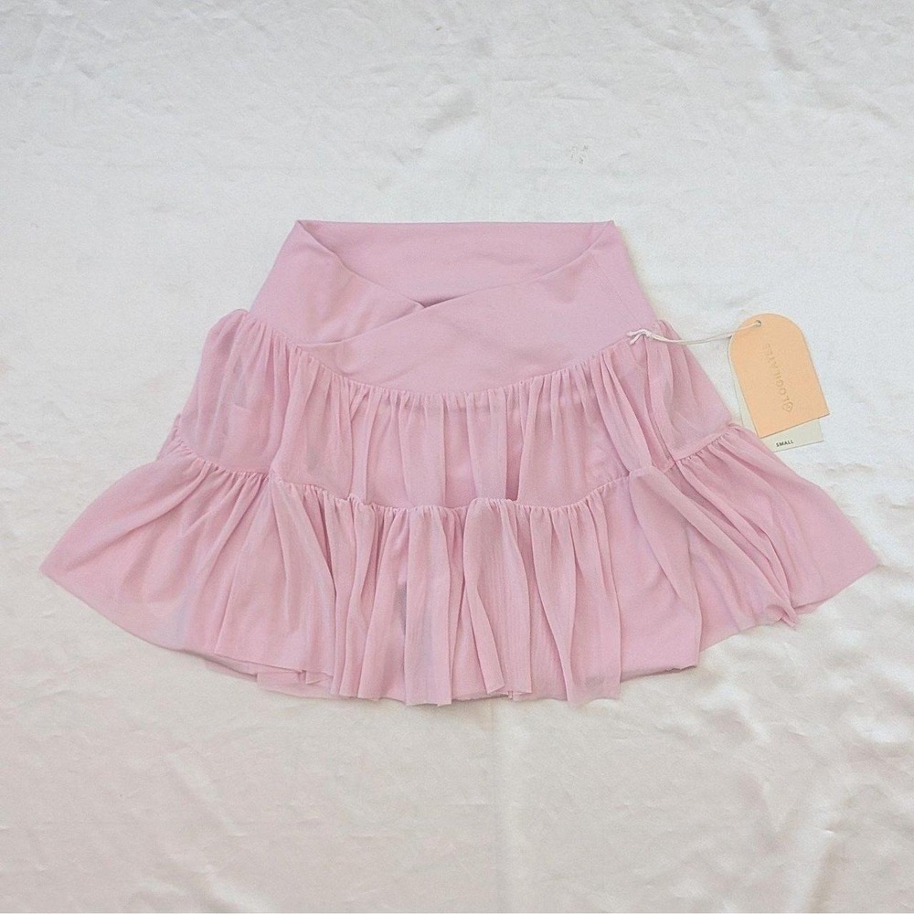 New Blogilates Women's Ballerina Skort Athletic Activewear Light Pink Small 4-6